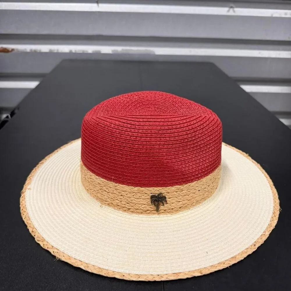 Unbranded Women's Red and Burgundy Hat
